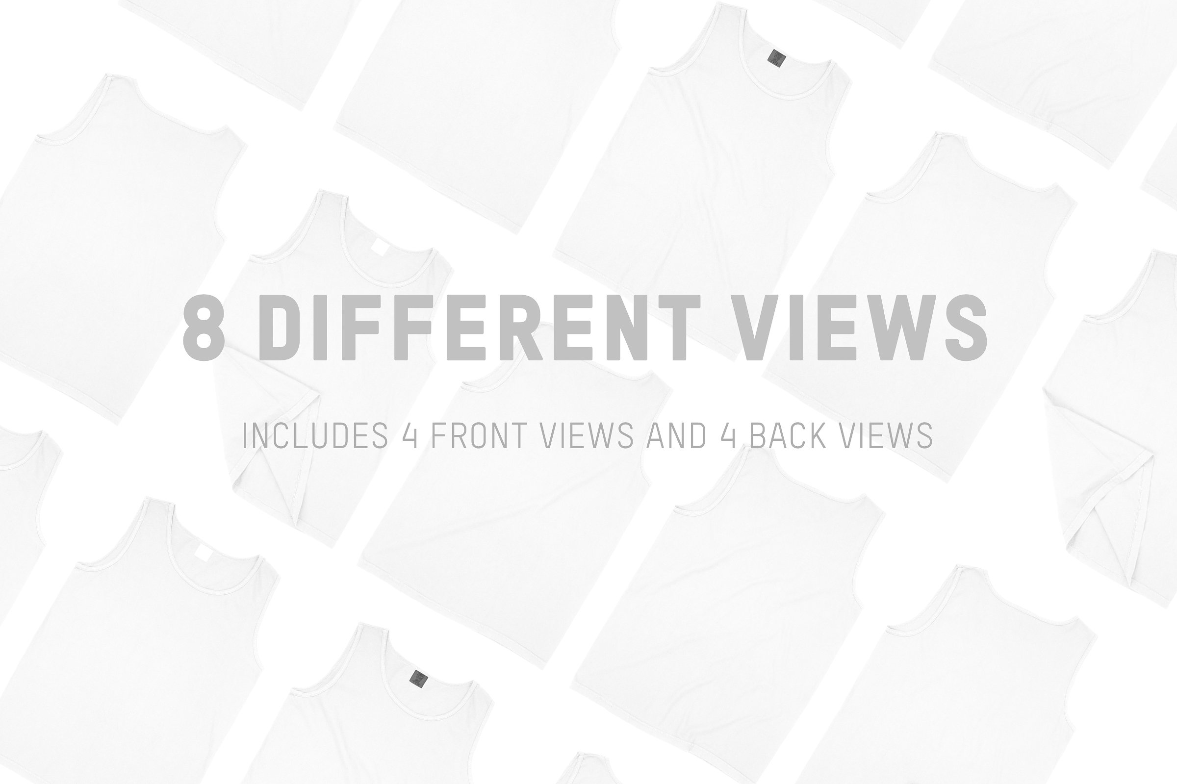 无袖运动背心服装样机 Comfort Colors 9360 Tank Top Mockups插图(5)