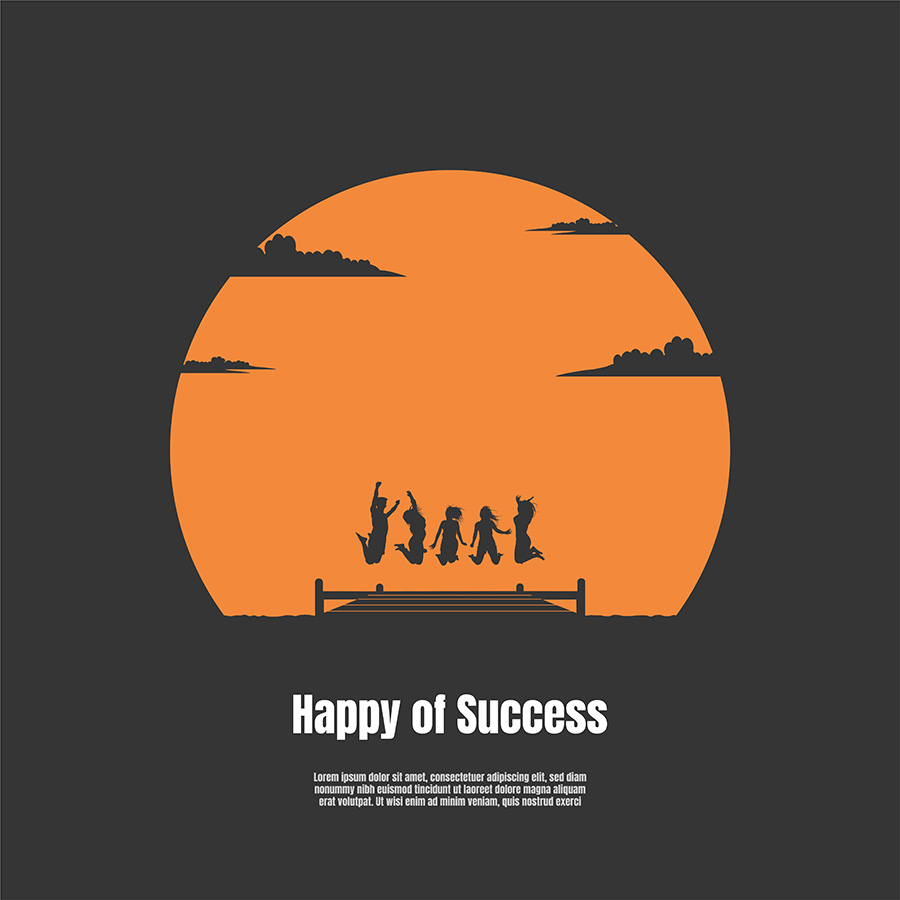 时尚高端简约人物剪影剪纸风格运动banner海报设计模板-2插图(5)