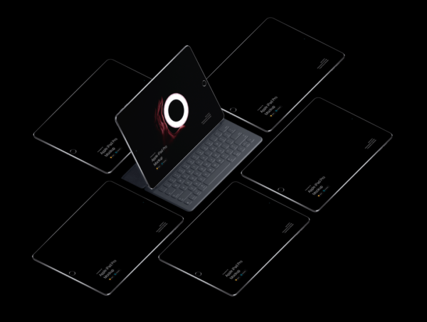 超级主流桌面&amp;移动设备样机系列：平板电脑iPad Pro样机&amp;场景[兼容PS,Sketch;共10.89GB]