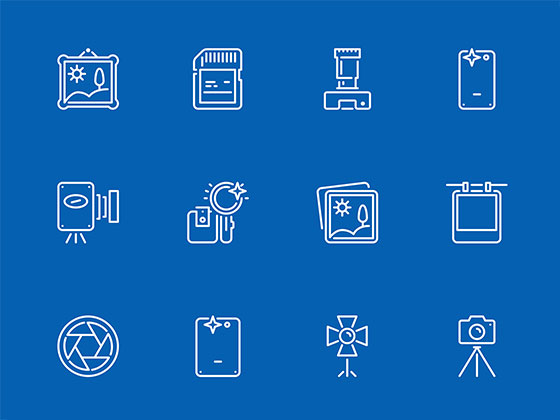 20 枚摄影元素图标素材之家精选sketch素材