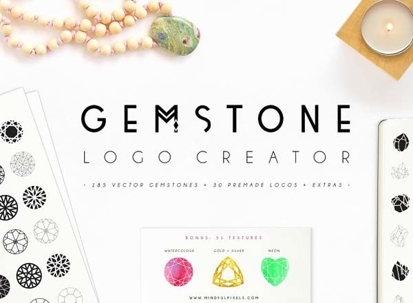 185颗完美的宝石矢量素材下载[eps,png]