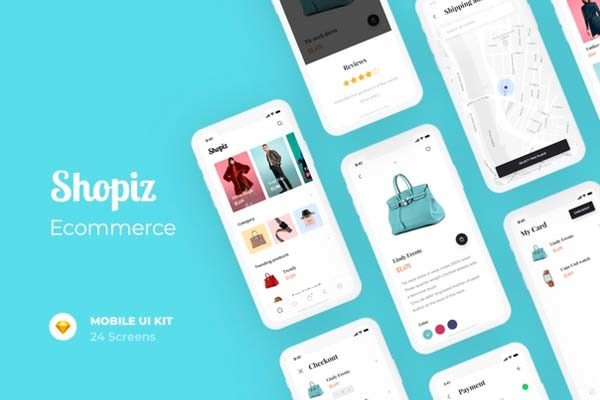 素材库下午茶：包含交互动画文件的时尚清新的APP UI KIT下载 [Sketch,Prd]