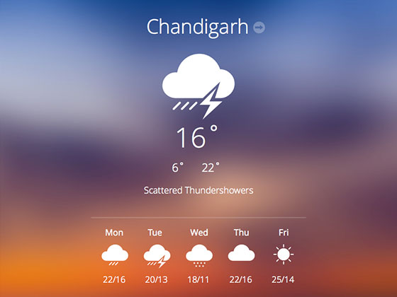Weather App Icons素材之家精选sketch素材