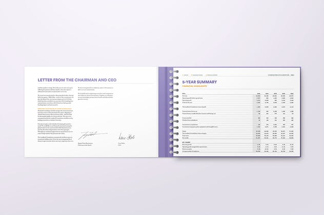 精装封面设计活页笔记本样机V2 Spiral Hardbound Book With Folder Cover Mockups 02插图(4)