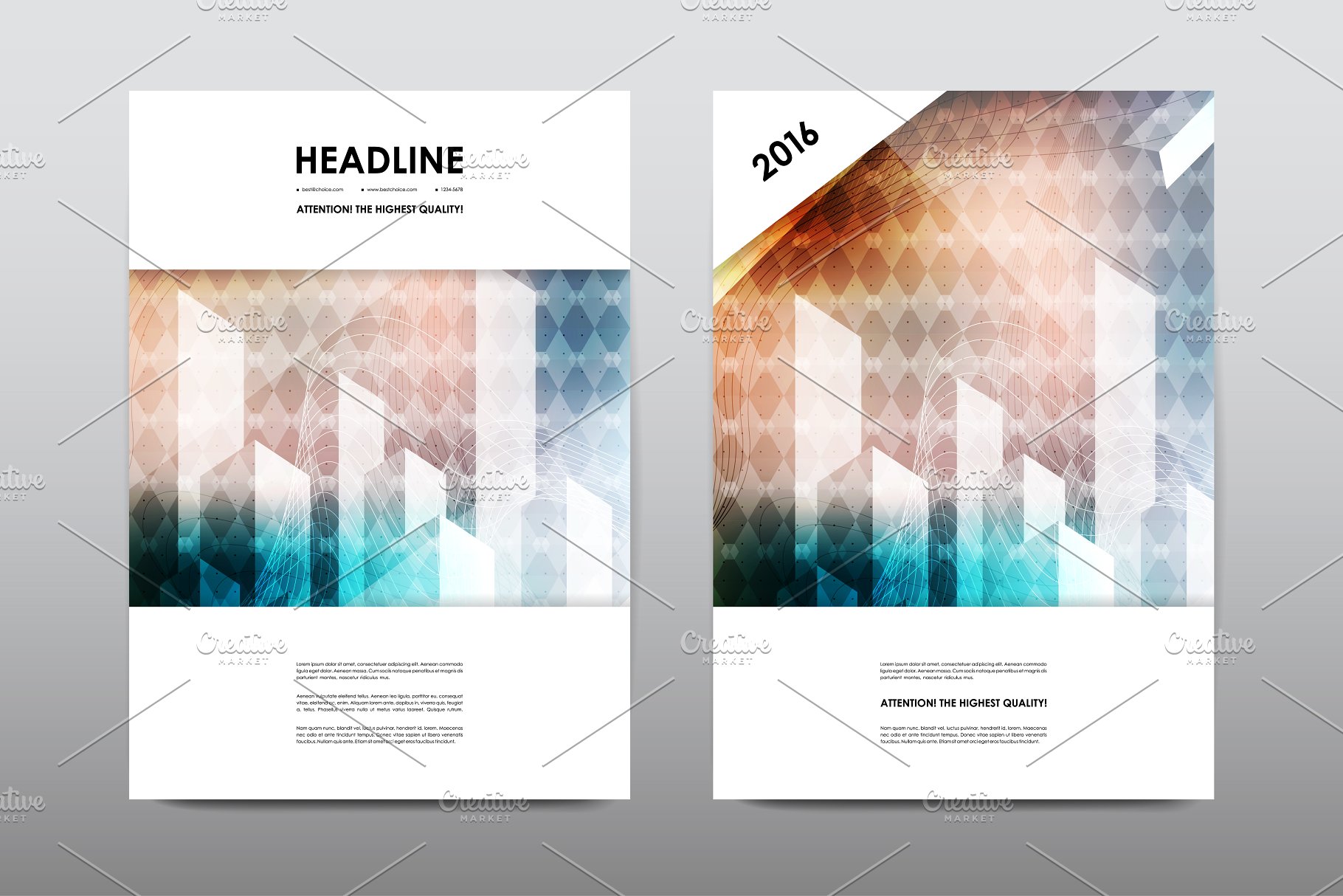 50+企业商业主题宣传小册子模板合集 50+ Business Brochures Bundle插图(7)