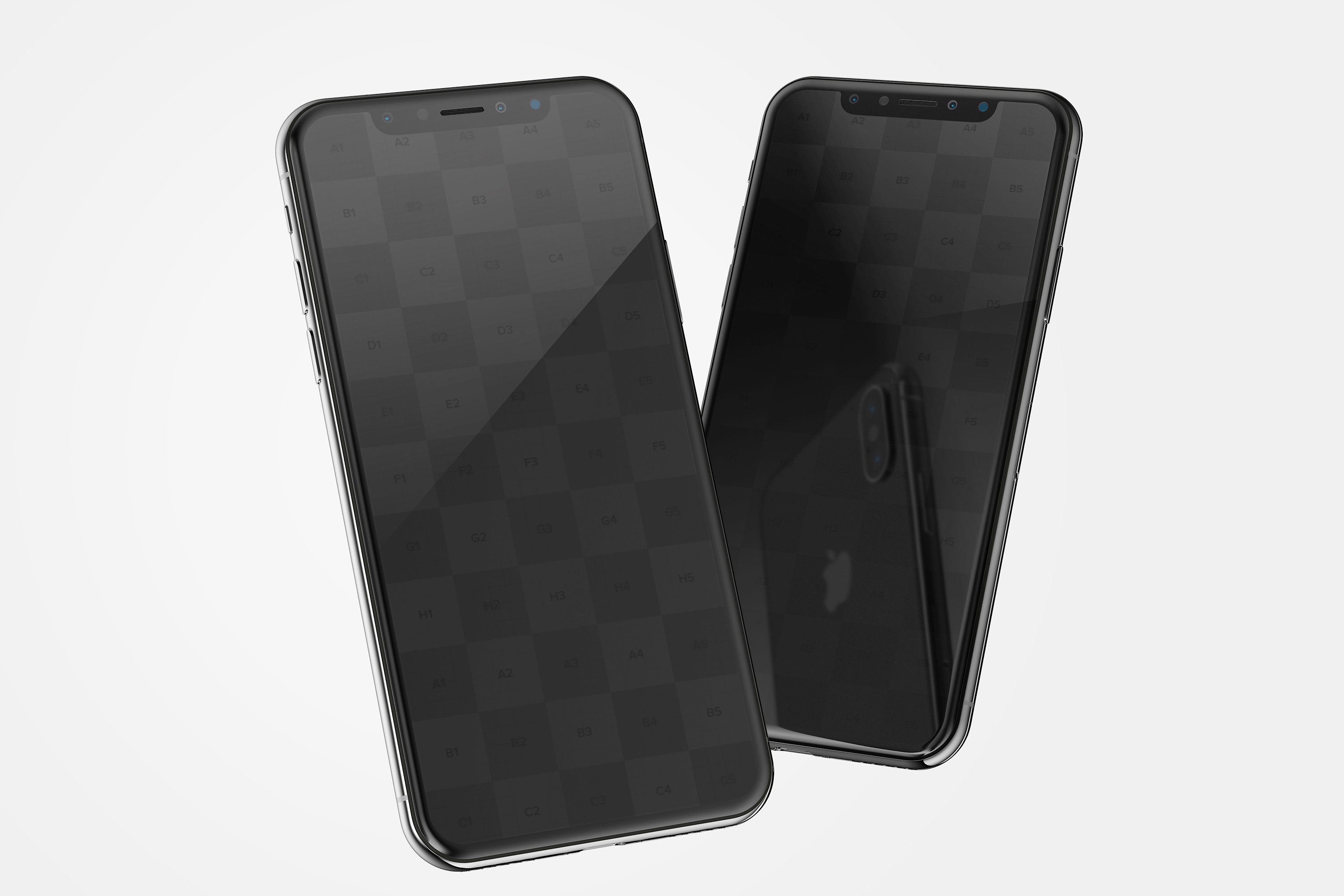 iPhone X手机界面设计效果图预览样机02 iPhone X Mockup 02插图
