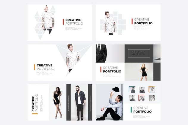 创意商业提案PPT幻灯片演示模板V.32 Multipurpose PowerPoint Template V.32插图(8)