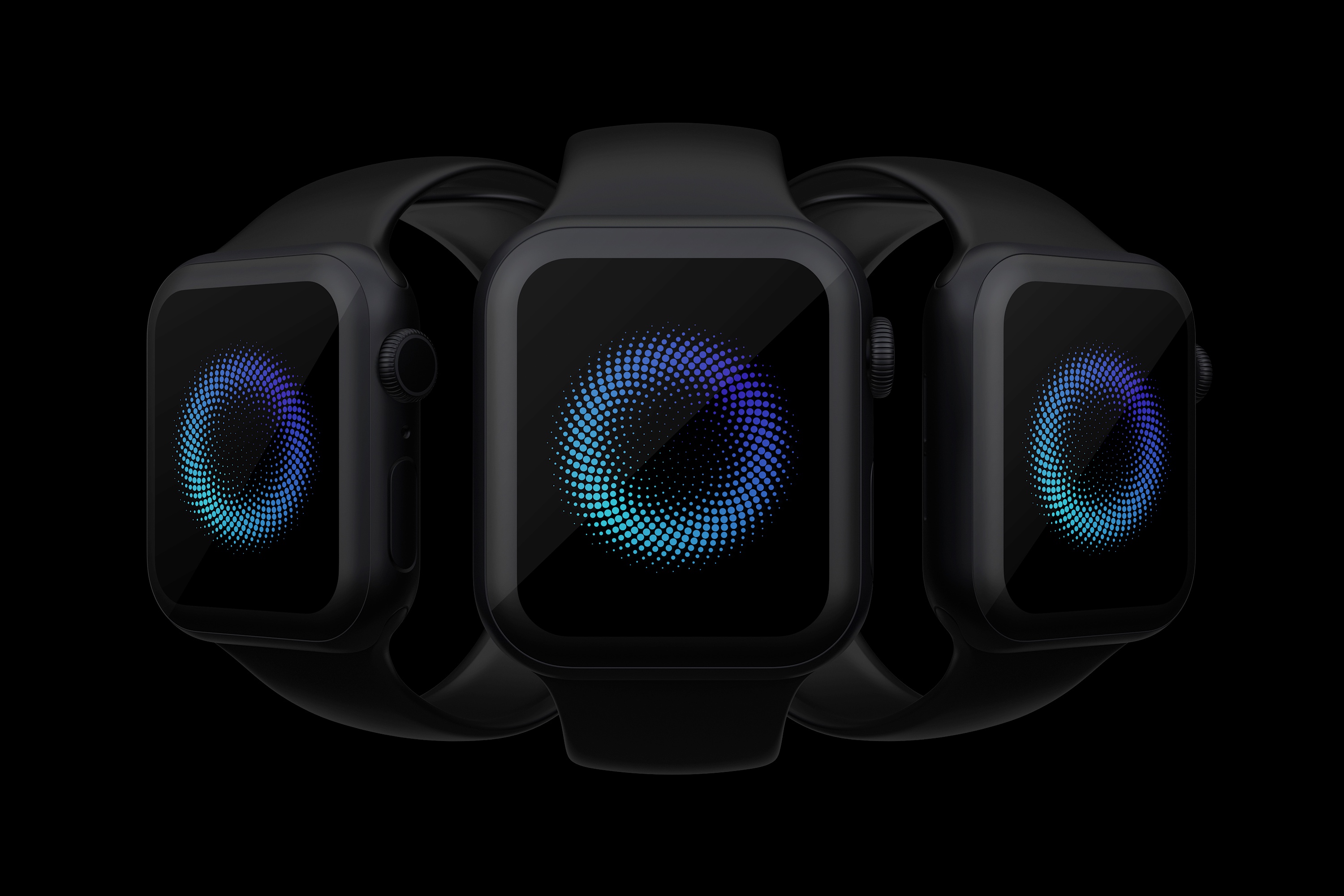 Apple Watch 4苹果手表UI界面设计效果图样机02 Clay Apple Watch Series 4 (44mm) Mockup 02插图(1)