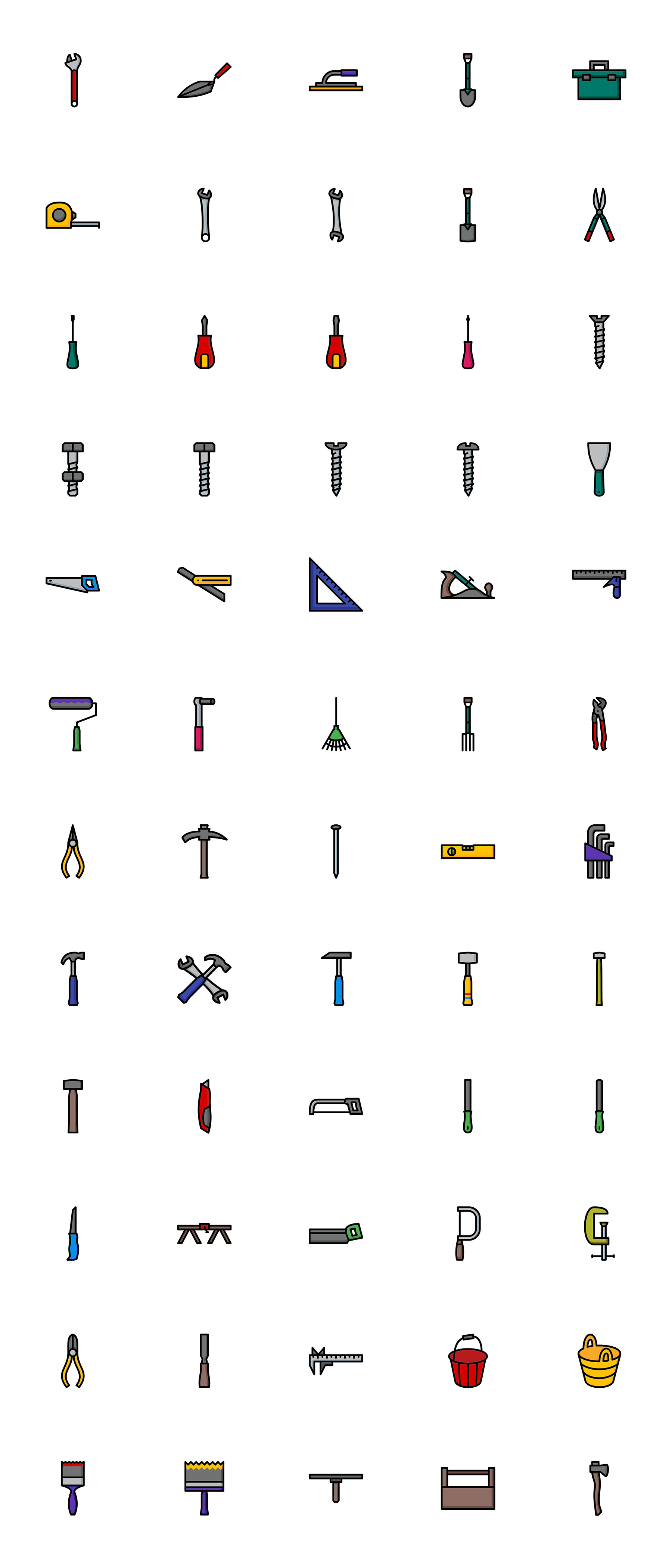 60 枚生活工具图标
