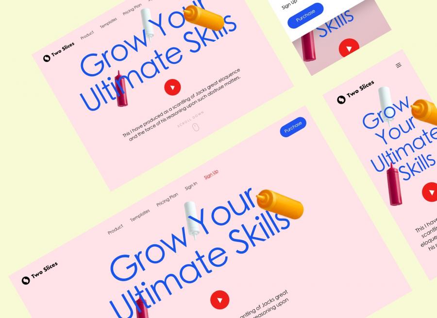 素材库下午茶：10套高端时尚的品牌网站响应式模版下载[Sketch]插图(6)