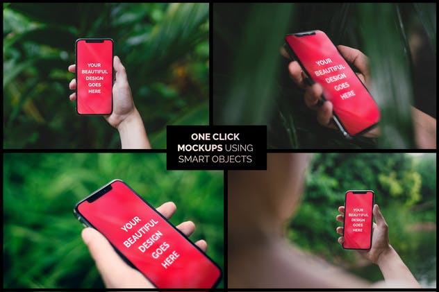 10款手持真实iPhone X设备展示样机模板 10 Authentic iPhone X Mockups插图(5)