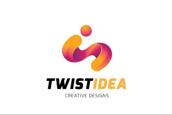 一个扭曲的想法Logo模板 Twist Idea