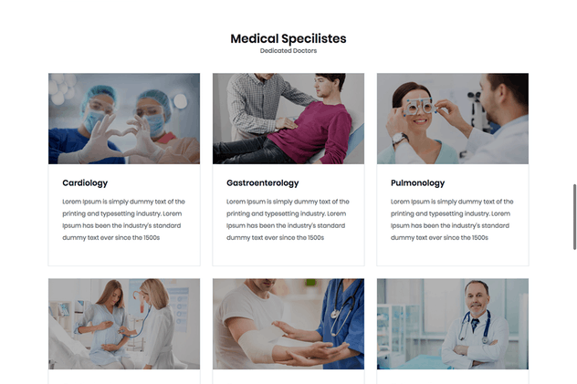 治疗研究所医院网站PSD模板 Medical: Treatment Institute Hospital PSD Template插图(9)