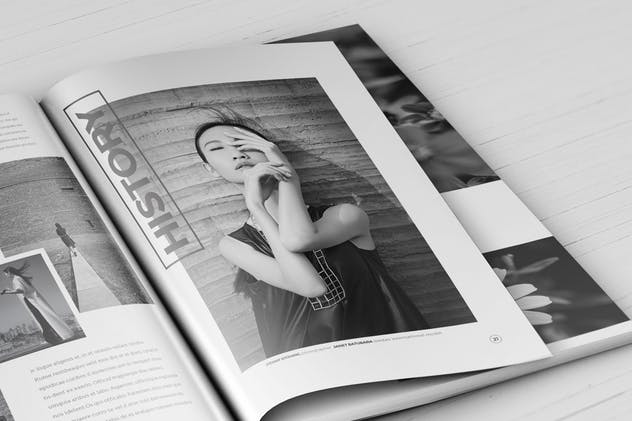 逼真时尚杂志样机模板 Realistic Magazine Mockups插图(11)
