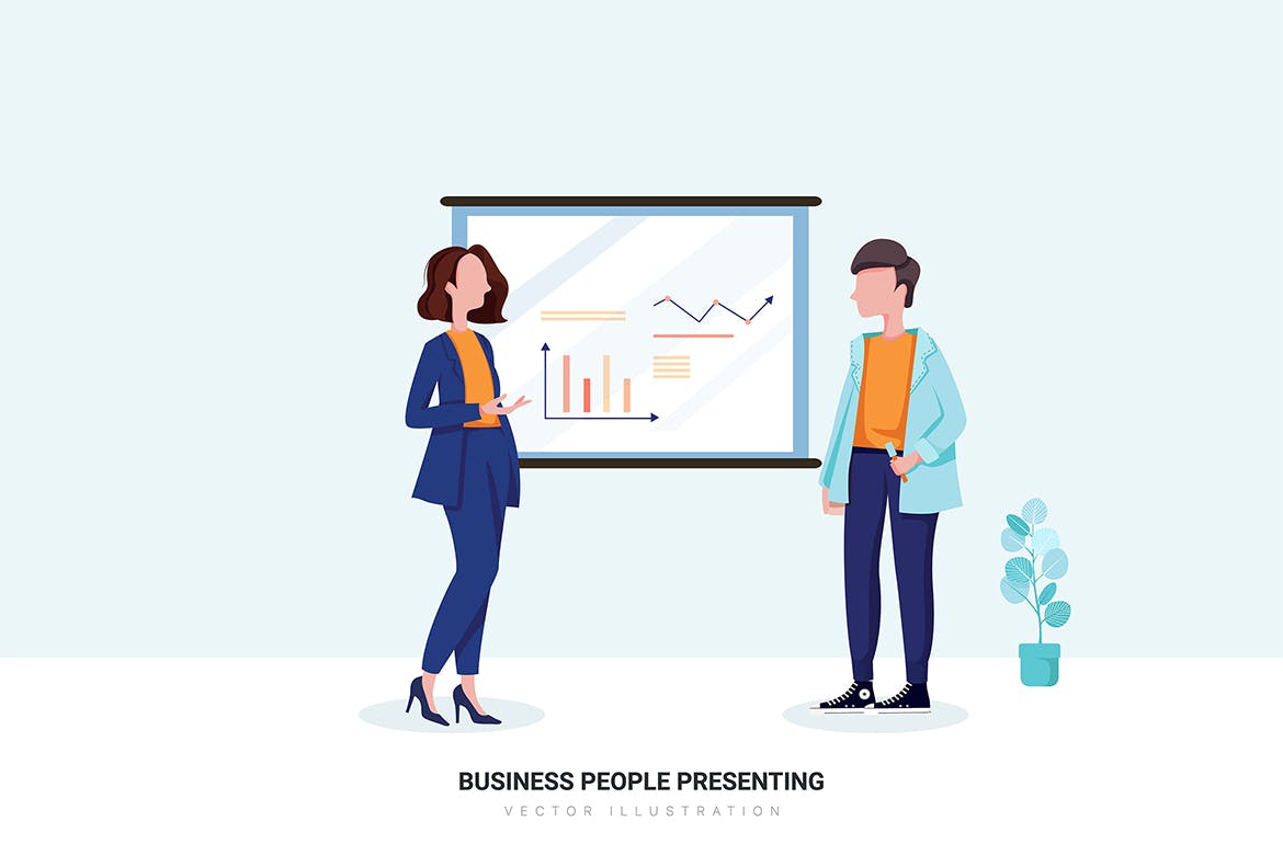 办公文化主题矢量插画素材包 Office Culture Vector Illustration Pack插图(7)