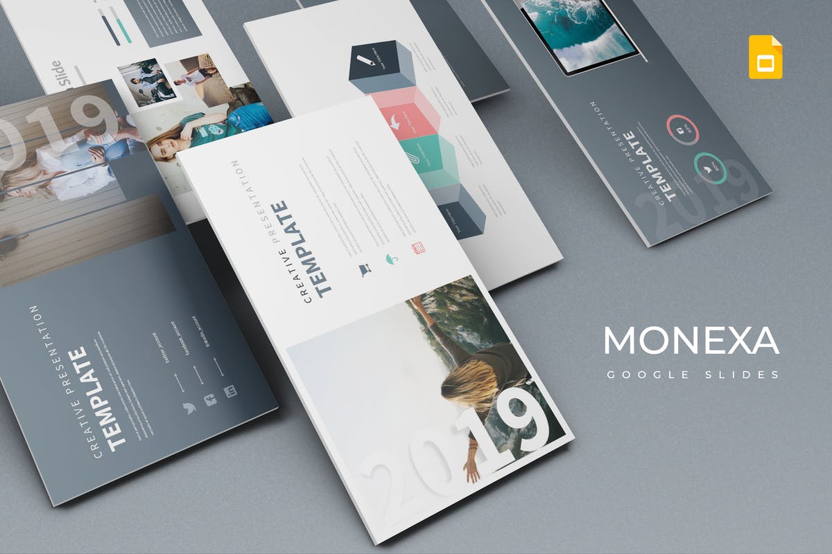 企业品牌宣传Google Slides幻灯片模板 Monexa – Google Slide Template插图