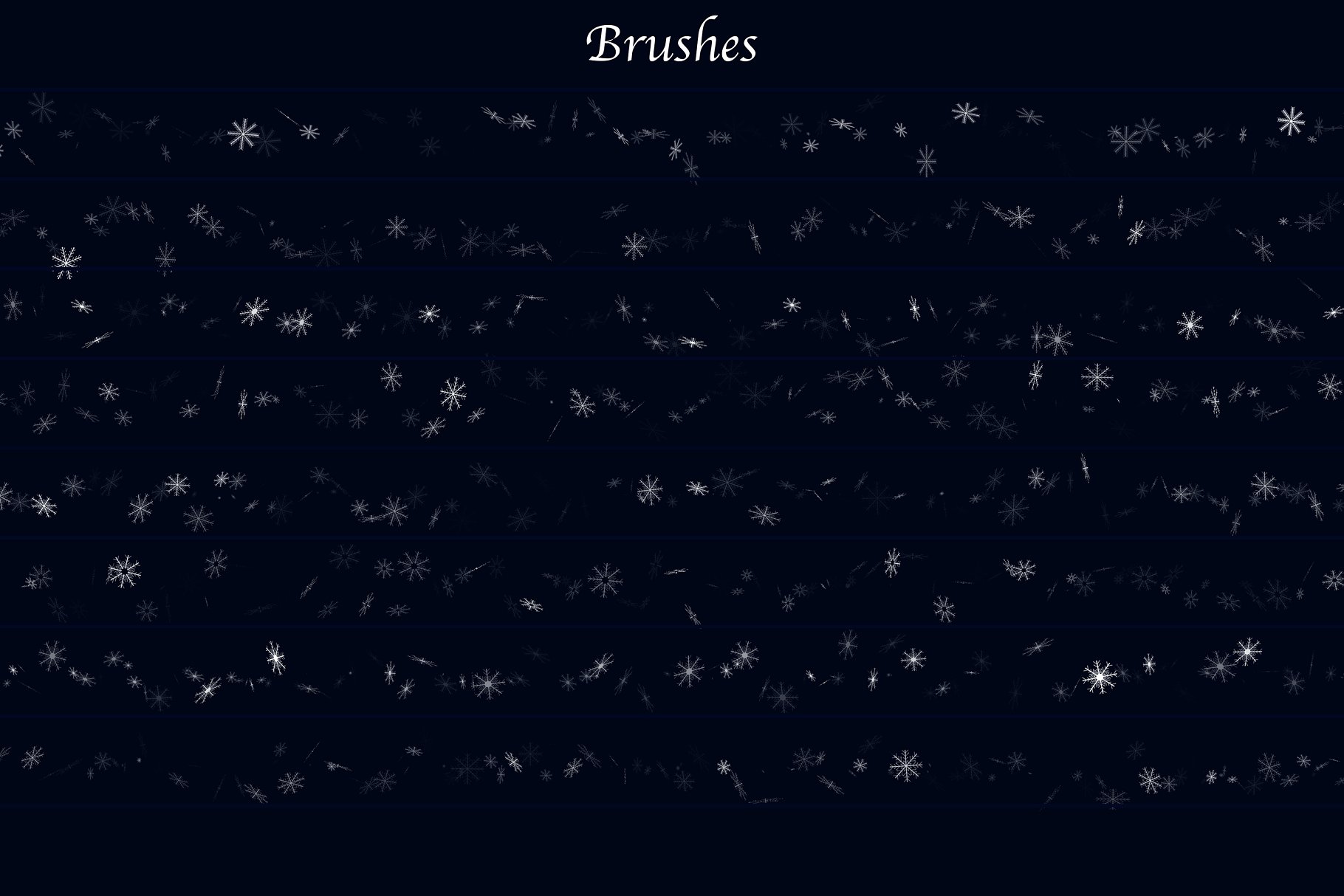 冰雪奇缘冬天主题纹理&笔刷合集[雪花、冰花&闪光] Winter Wonderland for Photoshop插图(12)