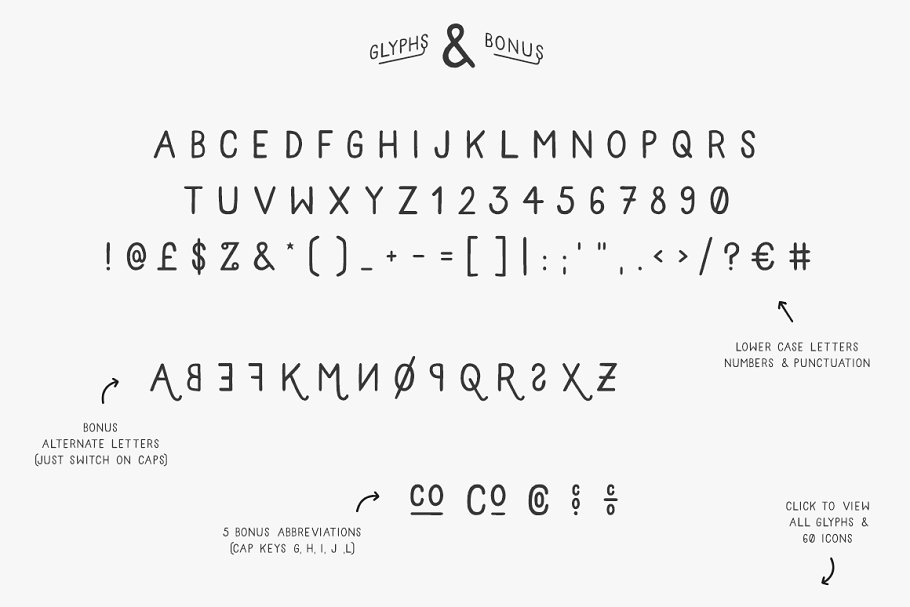 无衬线简约线条英文字体 Grayling Font插图