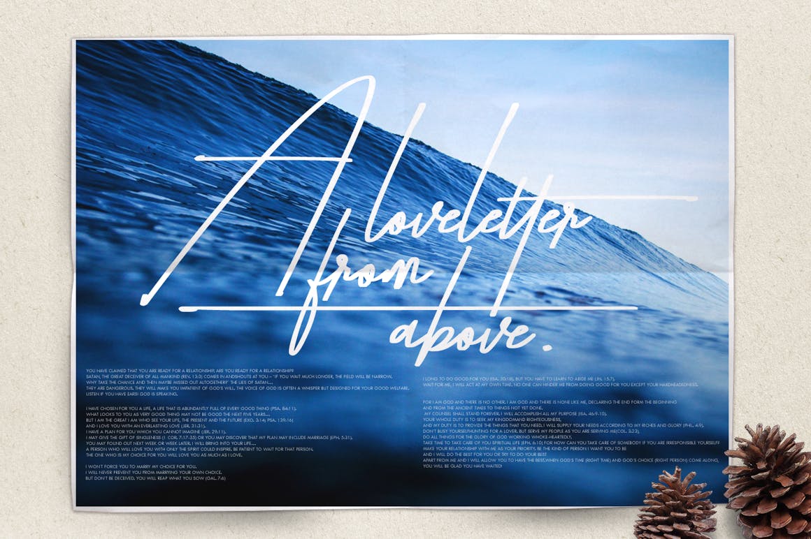 英文画笔签名艺术字体下载 Taken by Vultures (Script)插图(6)