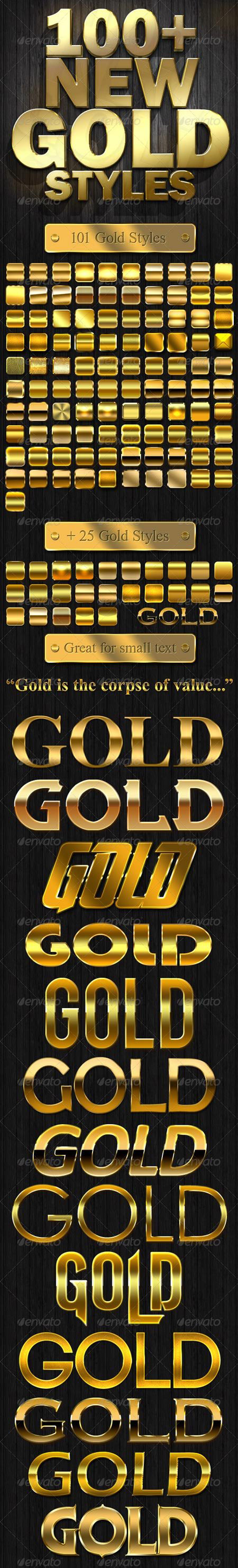 简易实现的photoshop黄金字体图层样式下载[PSD]插图
