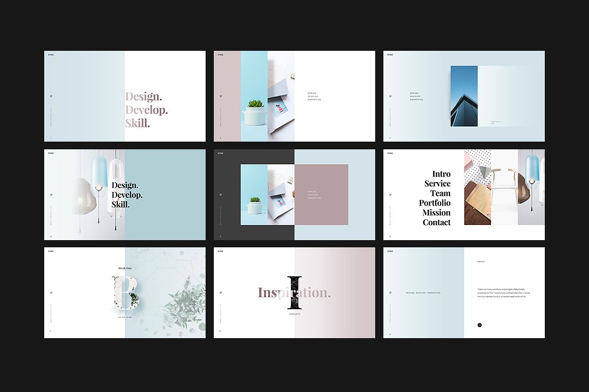 产品服务项目介绍演示Google幻灯片模板 STYLE Google Slides Template插图