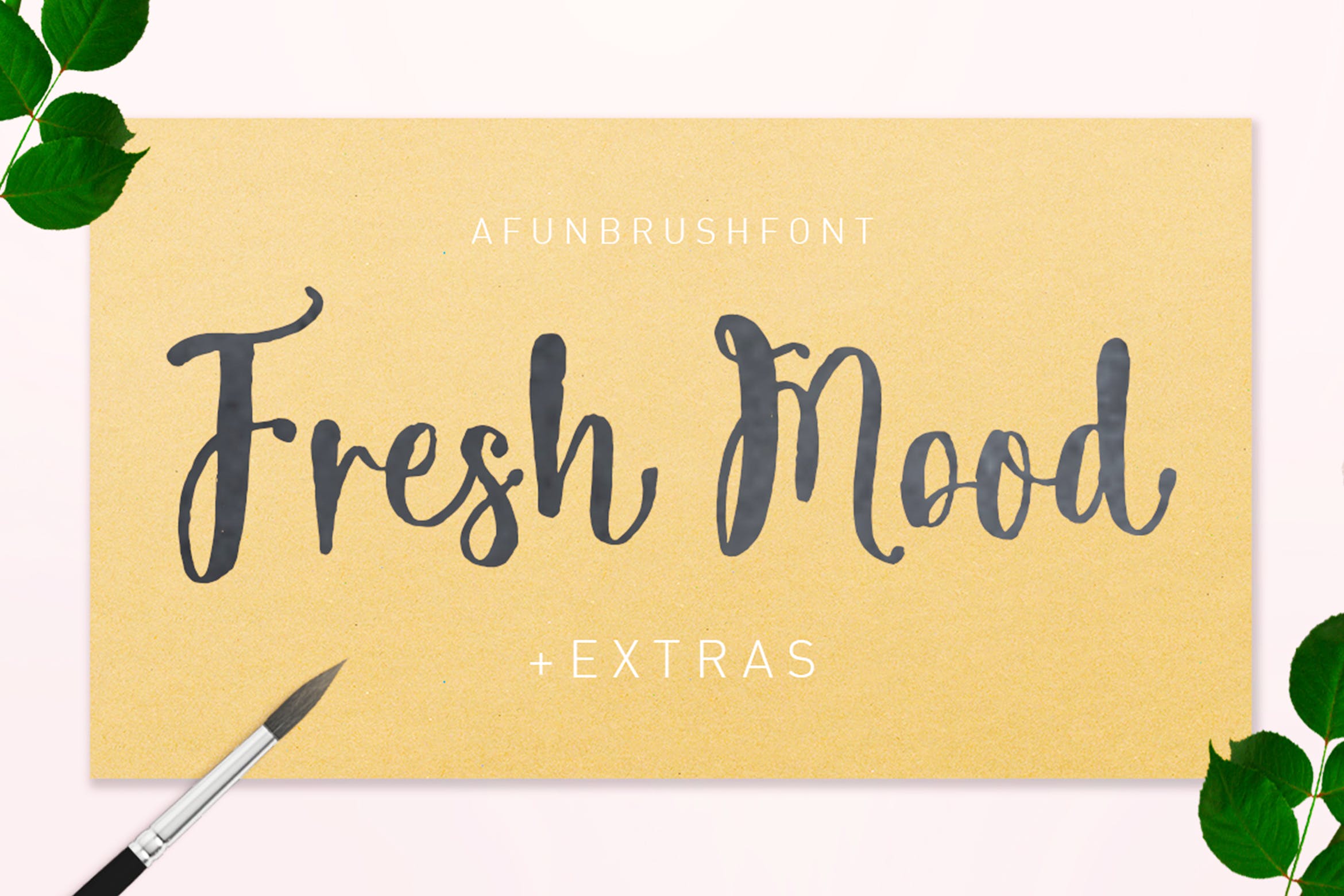 优雅小清新OpenType英文手写字体下载 Fresh Mood插图