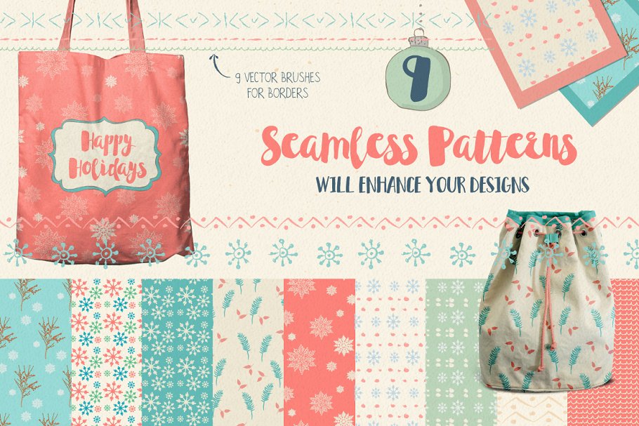 手写英文字体 Winter Tales – cozy font trio插图(5)