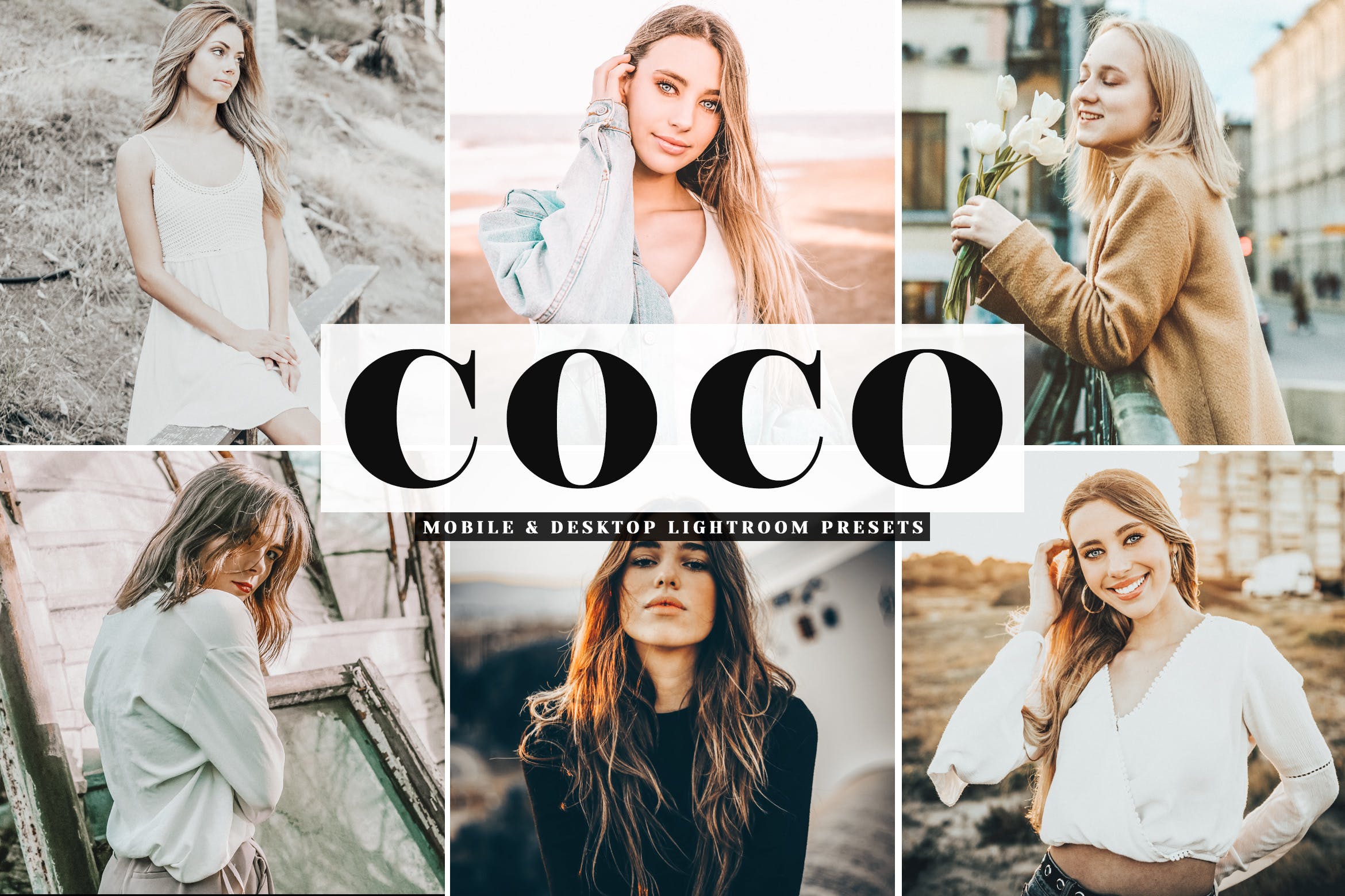 乳白暖色系光线增强LR调色预设下载 Coco Mobile & Desktop Lightroom Presets插图