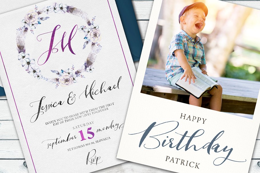 手写现代书法字体 Catedral – Script Font插图(1)