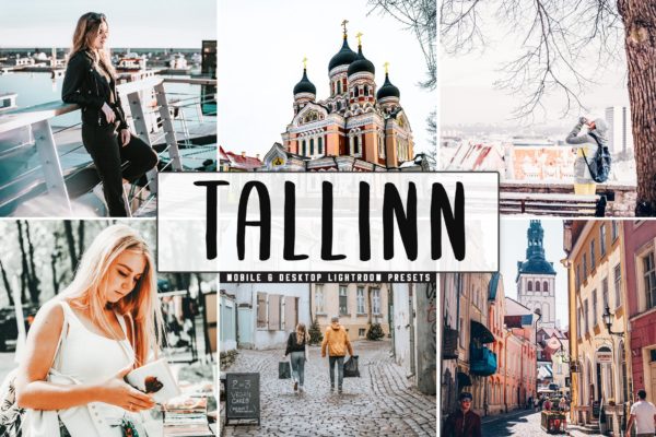 明亮色调高对比照片风格Lightroom调色预设 Tallinn Mobile &amp; Desktop Lightroom Presets