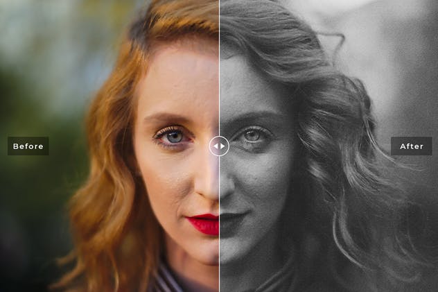 高级灰照片效果调色滤镜PS动作 Slate Grey Tones Photoshop Actions插图(3)