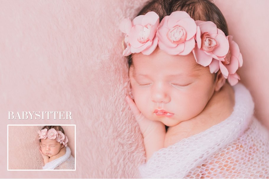 婴儿&儿童摄影照片后期处理PS动作 Baby & Child Photoshop Actions插图(4)