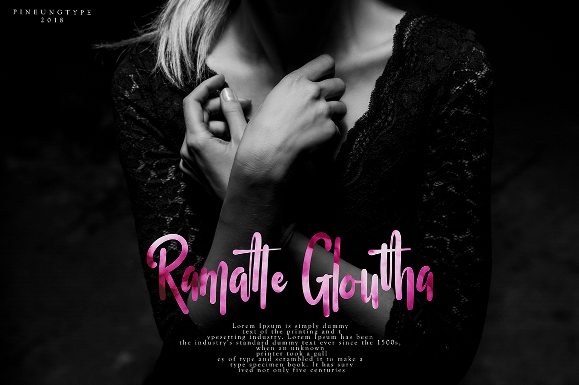 非常酷的英文字体下载 Gettiiron Script Font [otf,ttf]插图(3)