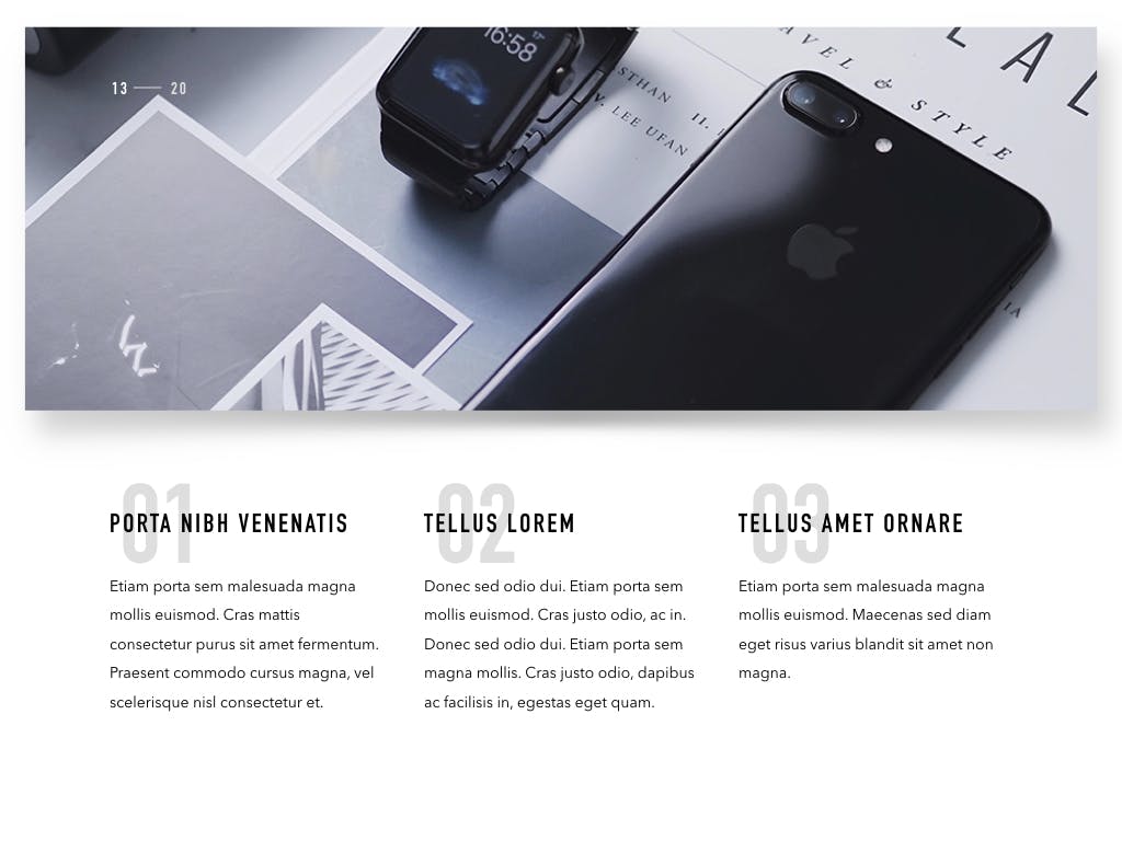 产品设计展示/产品推广适用的PPT幻灯片模板 Product Showcase PowerPoint Template插图(9)