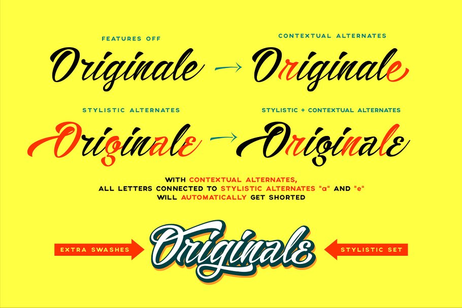 非常适合做标题的手写英文字体 Alisandra Script插图(1)