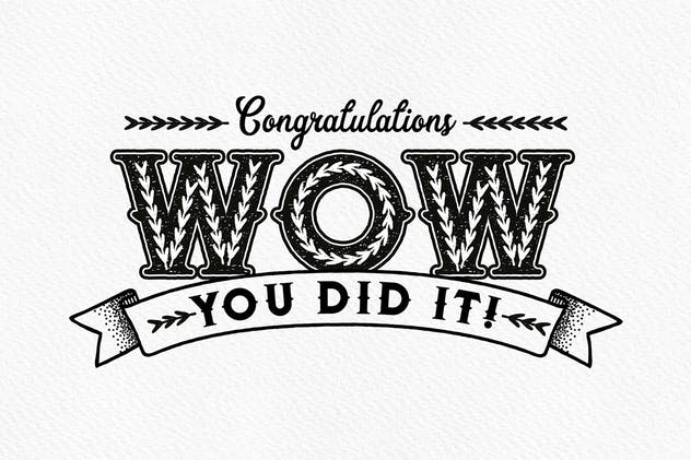 字体文本手绘装饰元素AI设计工具套件 Fineliner Type Decorator’s Tool Kit插图(6)