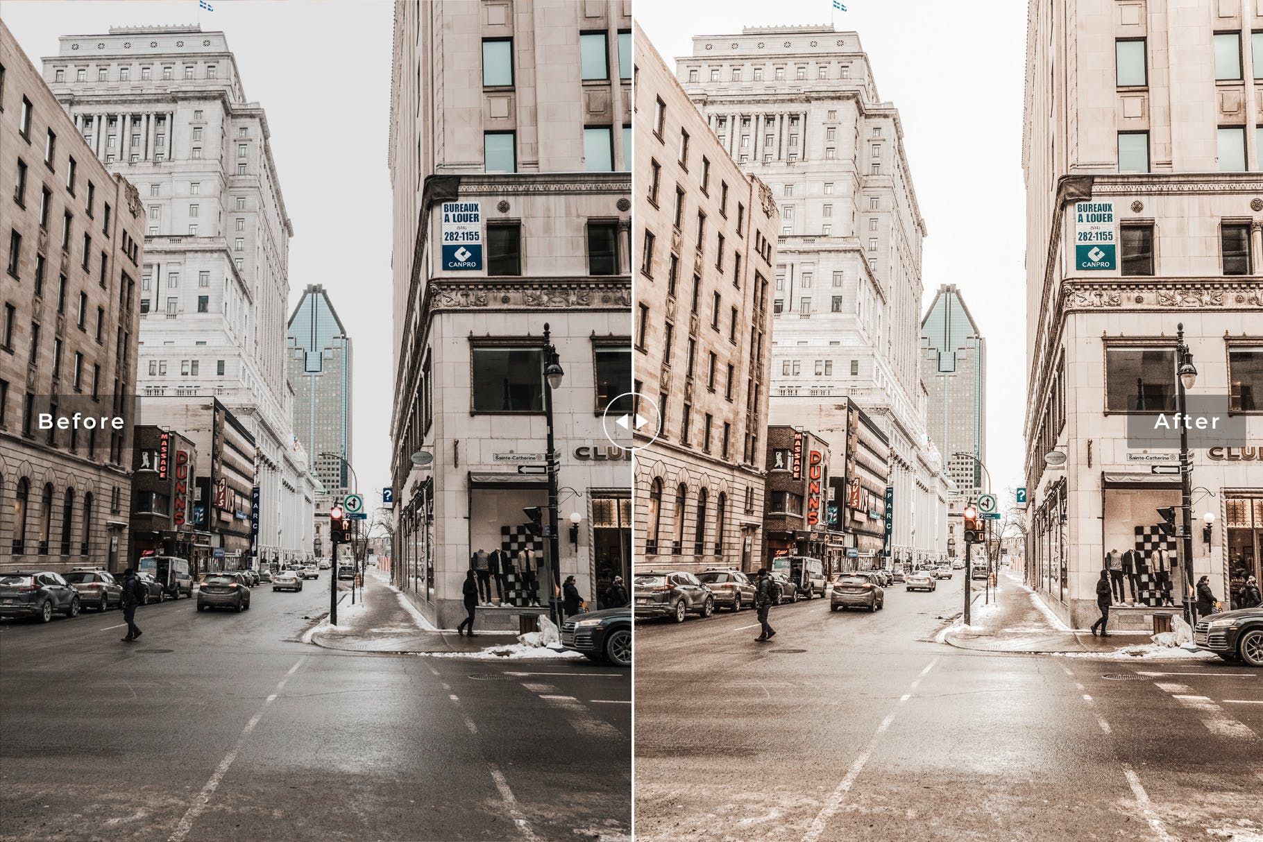 旅行摄影专业调色Lightroom预设下载 Montreal Mobile & Desktop Lightroom Presets插图(3)