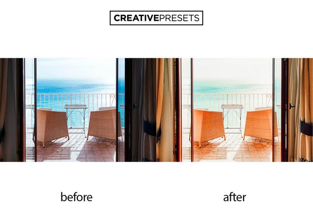 一款橙色暖色系的照片调色LR预设 Orange Lightroom Mobile Preset插图(3)