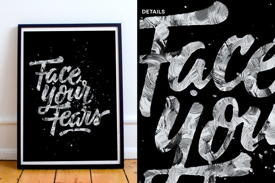 混合油漆涂刷图层样式 Paint Bucket for Photoshop插图(1)