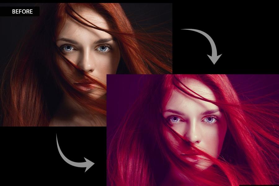 双色调Lightroom人物滤镜预设套装插图(3)