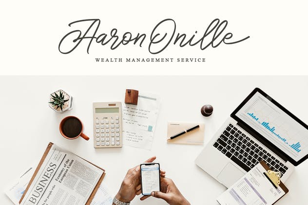 连字花式英文手写字体 Sengkaling Script插图(1)