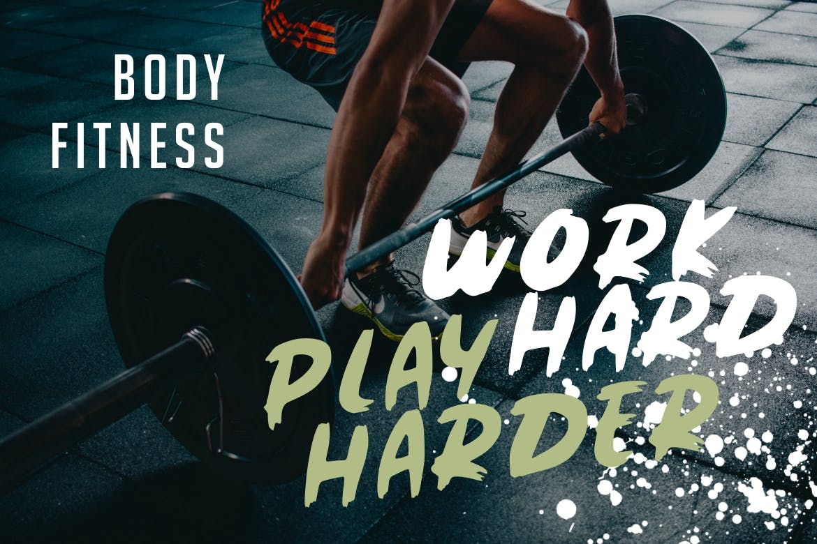 圆润厚实英文笔刷字体下载 Forqend Brush Typeface插图(4)