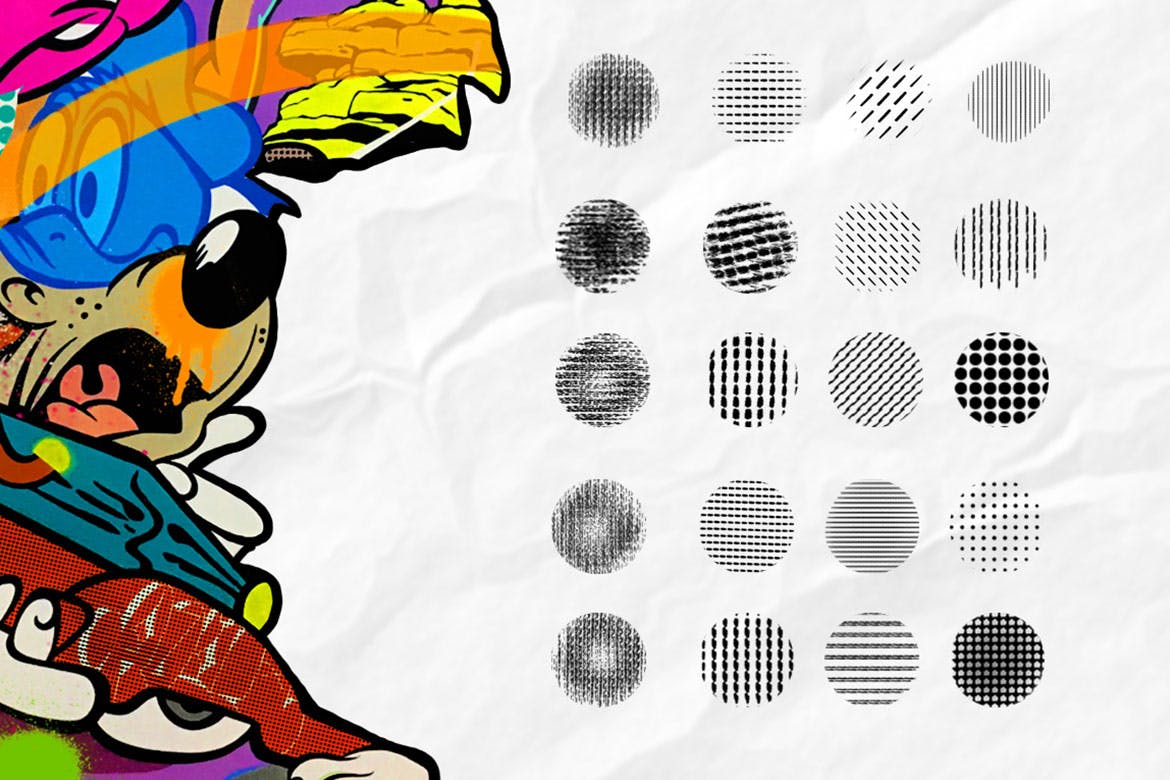 POP波普艺术Procreate笔刷套装 POP ART BRUSHES KIT插图(3)