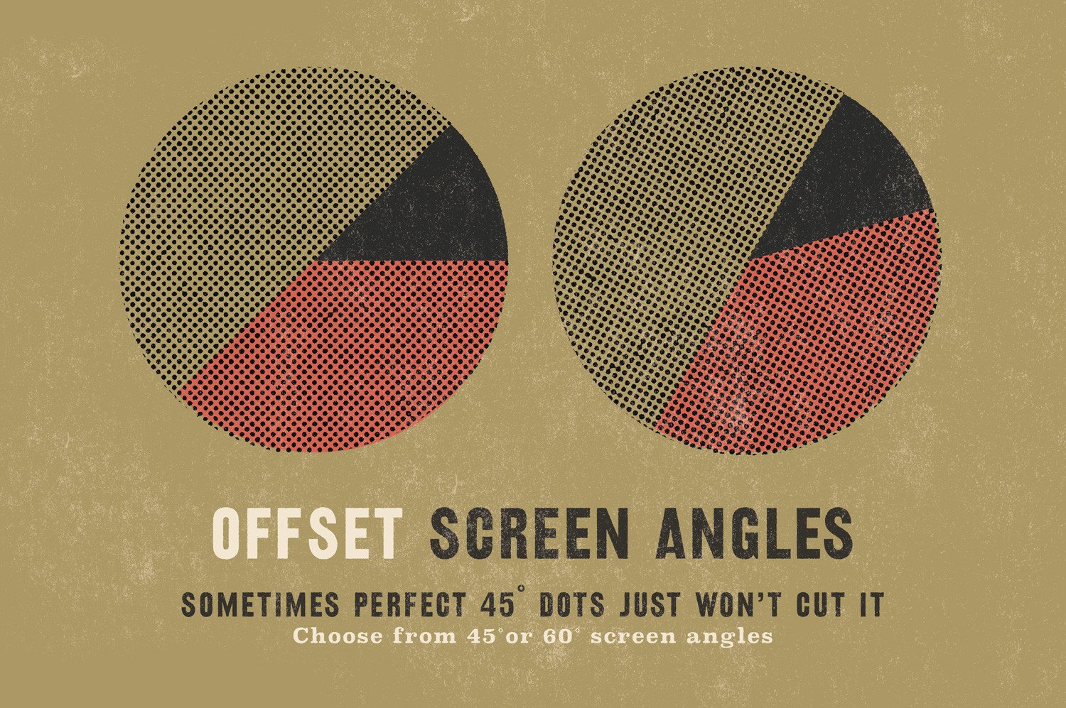 超过220种效果的半色调PS笔刷合集 BEAT TONES: Beat Up Halftone Brushes插图(6)