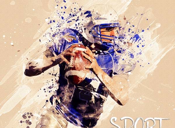 现代体育艺术的力量爆炸爆发式PS动作 Sport Modern Art Photoshop Action