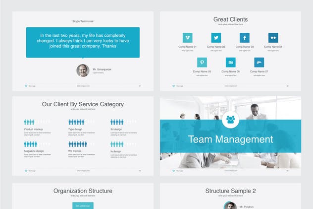 企业宣传多用途主题Keynote模板V.28 Multipurpose Keynote Template V.01插图(8)