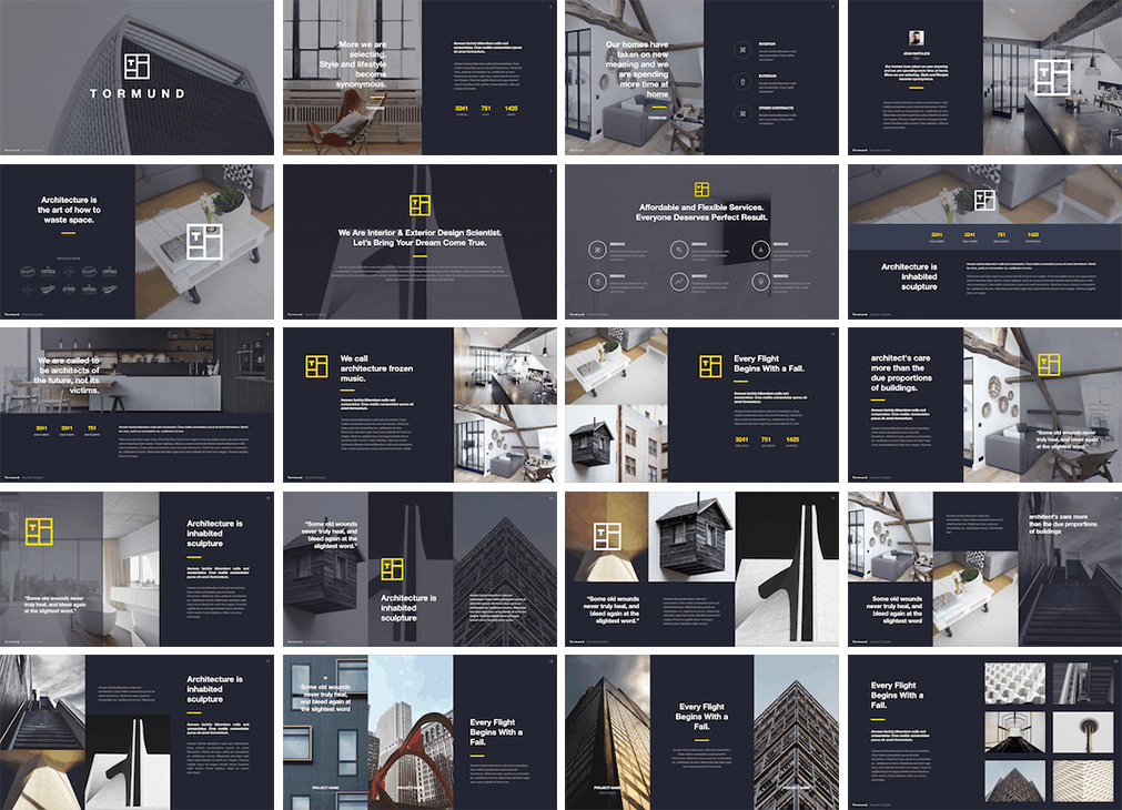 时尚高端商务质感的高品质powerpoint幻灯片演示模板(pptx)插图(4)