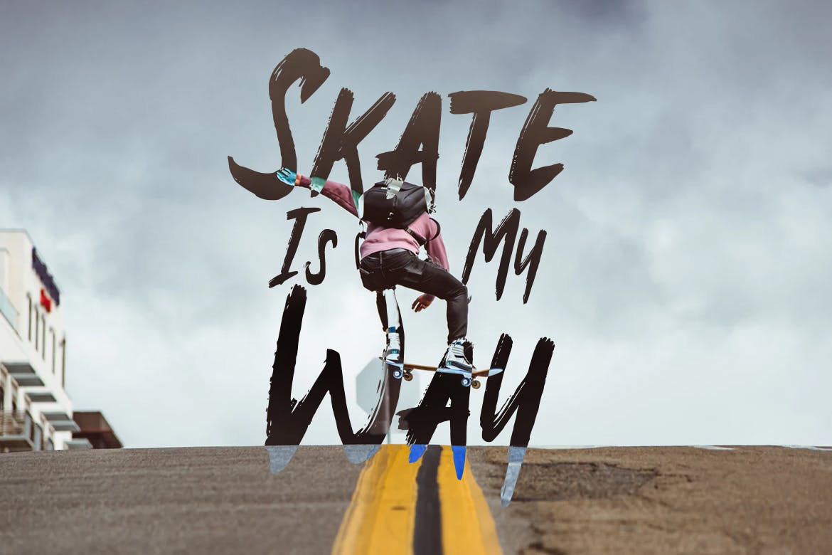 城市生活方式设计英文装饰笔刷字体素材库精选 Fellocity – Urban Brush Font插图(7)