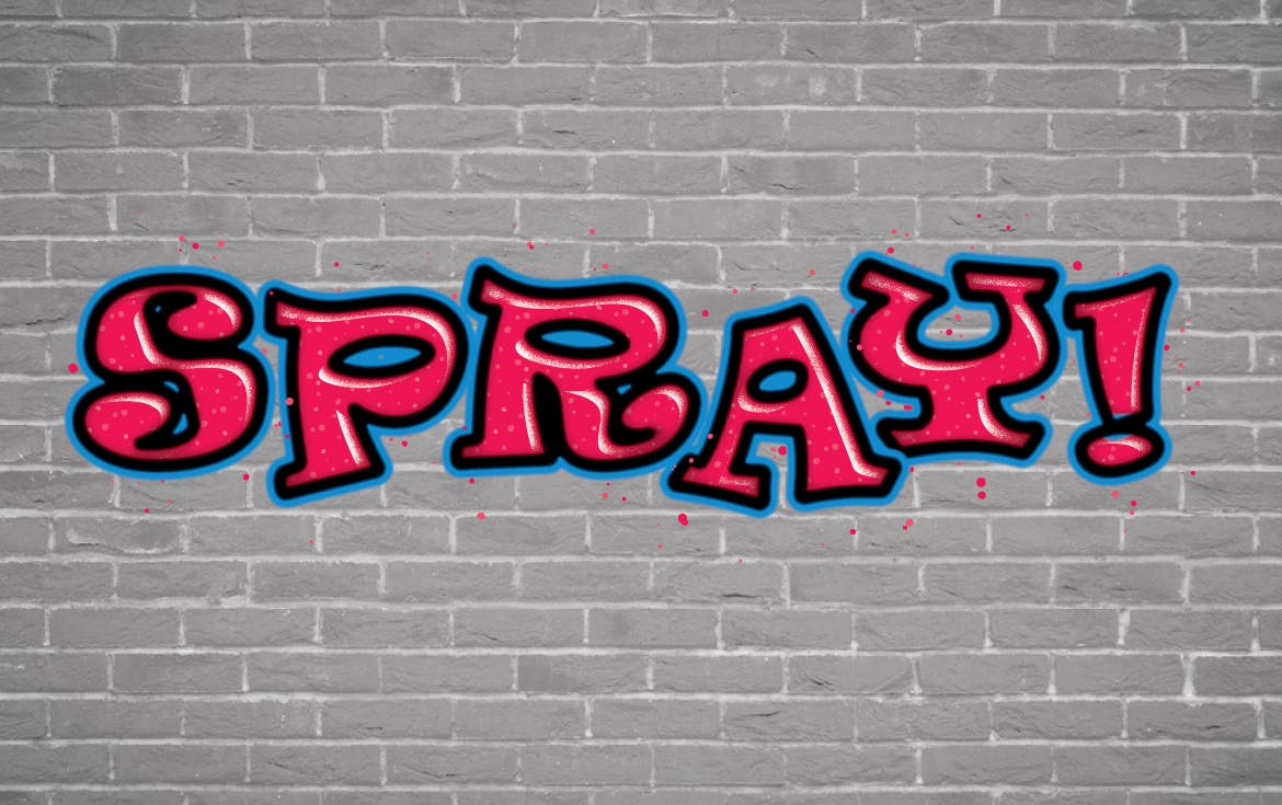 AI矢量设计街头涂鸦文字效果样式 Instant Graffiti Type Effects插图(10)