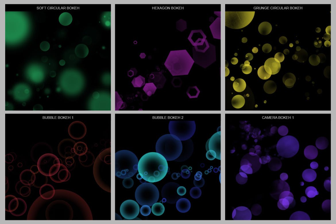 30个散景魔术效果图案PS笔刷 30 Bokeh Photoshop Brushes插图(3)